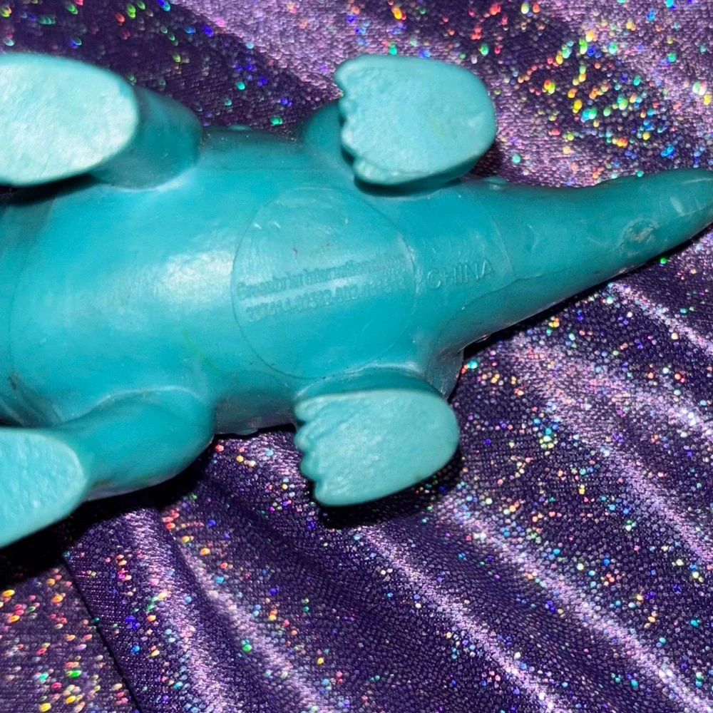 Greenbrier International Teal Dinosaur